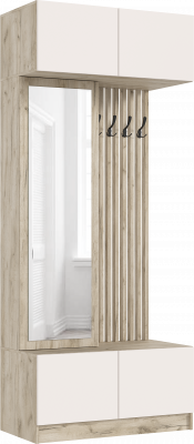 Роджина Прихожая, Крафт серый/Кашемир