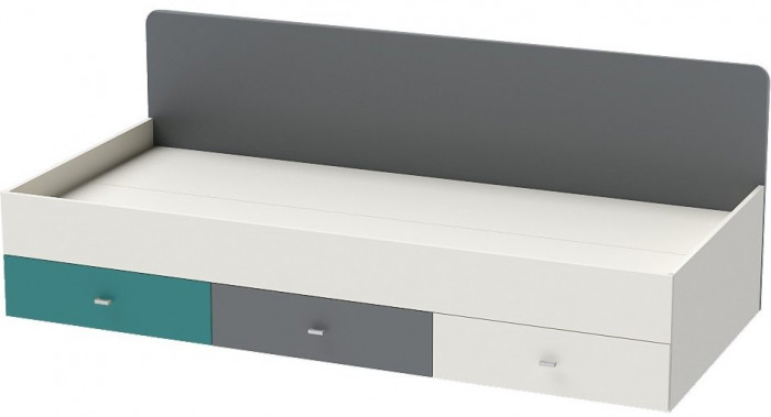 Модульная детская Клео набор 3 (Графит/Миндаль/Океан)