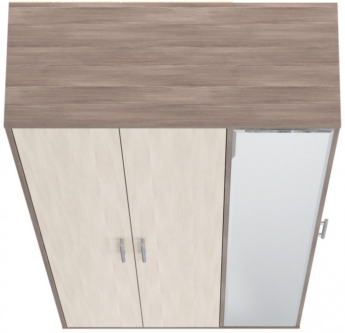 Прихожая 2-3421бод.тем/св Домино-мини, бодега тёмный/бодега светлый