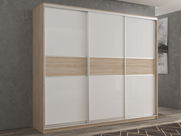 Шкаф-купе Кааппи 11 Сонома Светлый 210х60х230 см