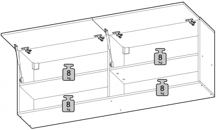 Полка Вирола ПЛ01-1600