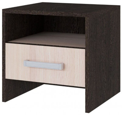 Эрика тумба прикроватная венге/дуб молочный