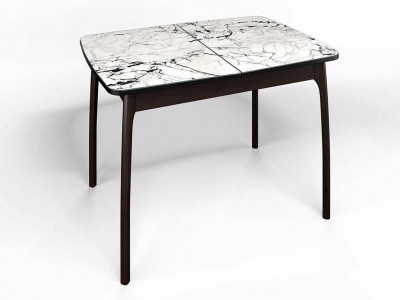 Стол СМ-1 Флорида опора массив изогнутая венге