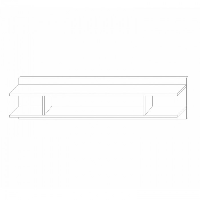 Полка навесная 5 Сиена