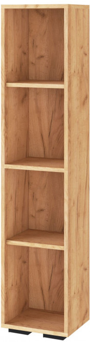 Квартет-13 Пенал дуб крафт золотой/графит серый