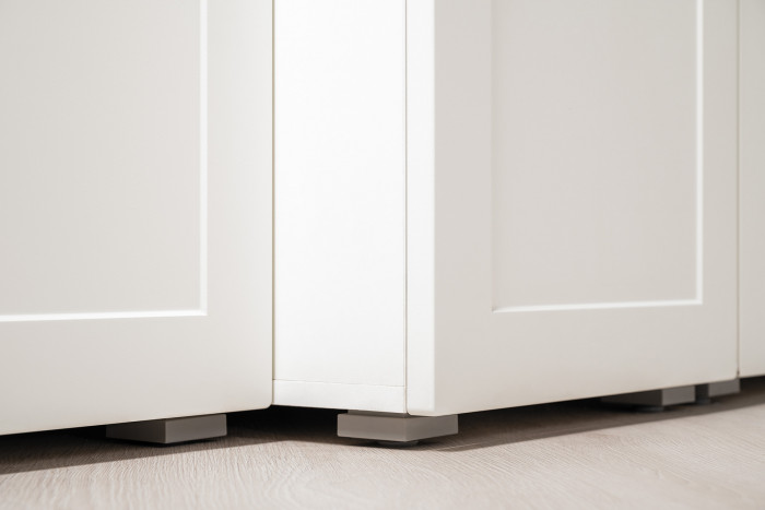 Остин Прихожая 18, белый шагрень/дуб крафт золотой