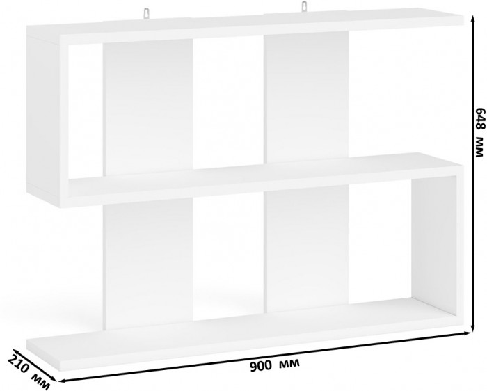 Мори Стол компьютерный МС-6 правый + Стеллаж МСТ600.3 + Полка 900, цвет белый, ШхГхВ 150,4х50х209,6 см., НЕ универсальная сборка