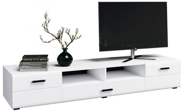 Гостиная Нэнси NEW МДФ Вариант №1 (Белый глянец, Дуб Сонома)