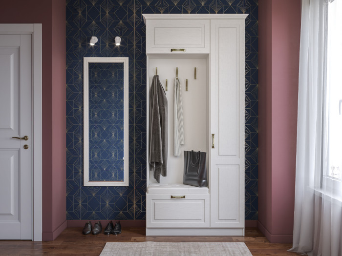 Ливерпуль Зеркало навесное 03.242, ясень ваниль