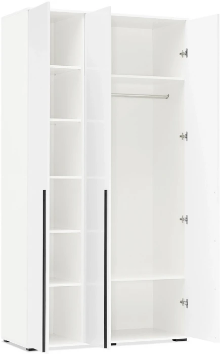 Норд Прихожая, композиция №1, Белый глянец/Белый