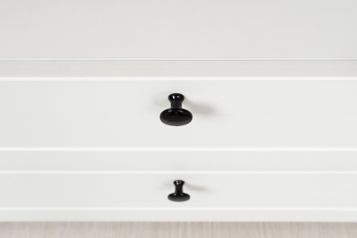 Остин 11.53 Кровать + ортопед + 16.47 Тумба под ТВ + 16.152 Тумба прикроватная, белый шагрень/дуб крафт золотой