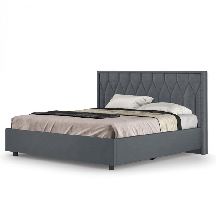 Кровать-10М с подъёмным основанием 1600 сталь