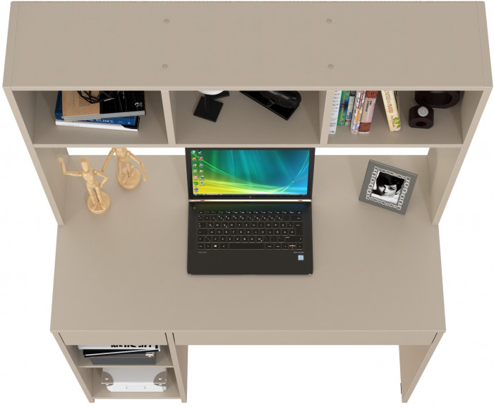 Стол компьютерный Комфорт 12.77F, цвет сатин, ШхГхВ 100х49,8х147 см., универсальная сборка