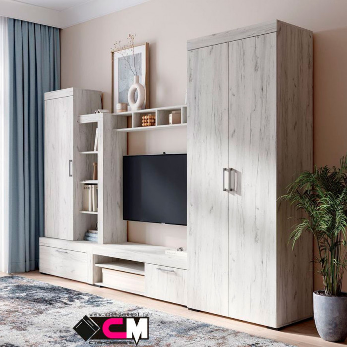 Гранд стеллаж 01 (ШК 5) (0.896х1,945х0,449) дуб крафт белый