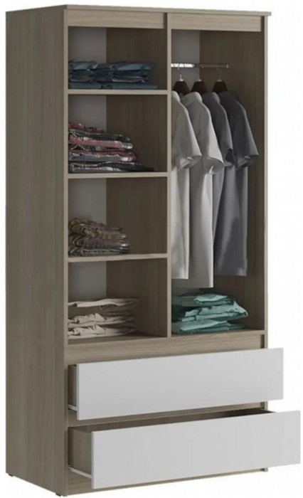 Модульная детская Челси, композиция 2 (Белый глянец, Белый)