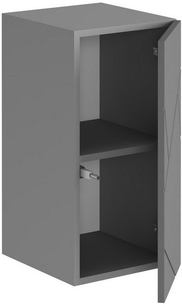 ГРАНЖ Шкаф навесной ШН-001 (Д.300) (Белый (Шагрень) / Белый софт)