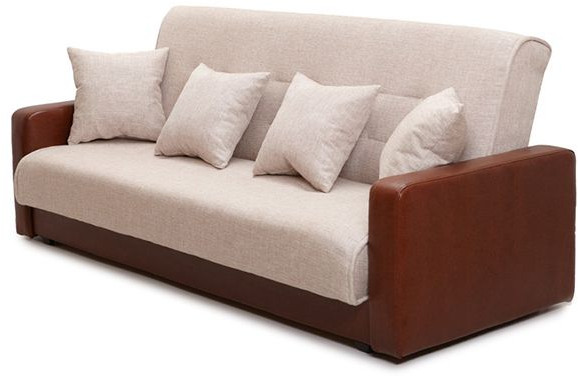 Диван Лондон 140 бежевый ,пружинный блок Боннель