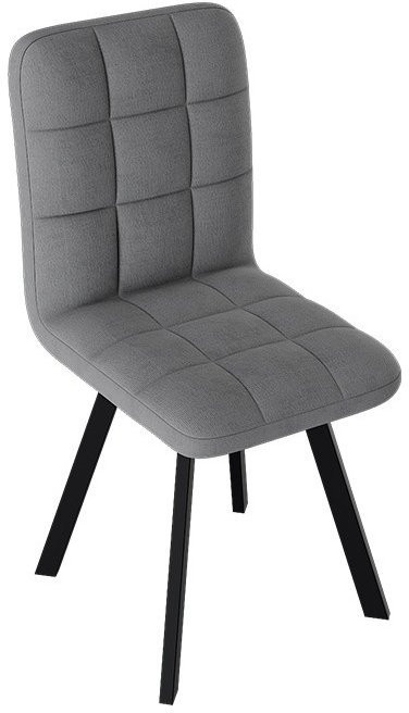 Франк ДП 2-17 Стул (паук) (Черный матовый/Кожзам Бежевый)