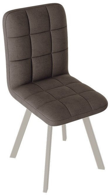 Франк ДП 2-17 Стул (паук) (Черный матовый/Кожзам Бежевый)