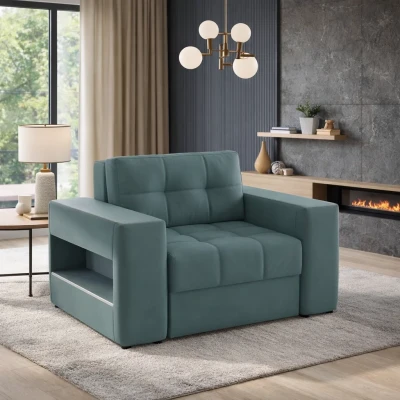 Кресло-кровать "Доро", Серый/МДФ бриз