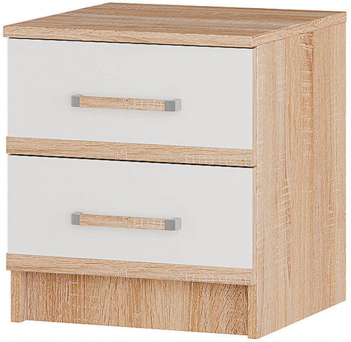 "Сакура" тумбы (2 шт) (400х450х410) дуб сонома/белый