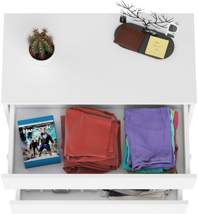 Мори Комод МК800.1, цвет белый, ШхГхВ 80,4х41х73 см.