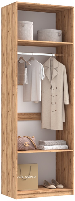 Тумба косметическая со шкафом 2х-ств Марвэл, Крафт золотой/Браш мени грин